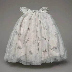 Zunie Kids Size 5 Flutter Sleeve Unicorn Princess Sparkle Dress Rose Pink - Picture 1 of 9