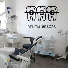 Wall Vinyl Sticker Decal Dentist Teeth Brush Dental Care Bathroom Decor Clinic