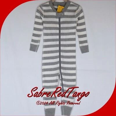 NUEVO CON ETIQUETAS HANNA DIFFERENTSON CREMALLERA ORGÁNICA PARA DORMIR GRIS JASPEADO BLANCO 85 2T 2 Foto 1 de 4