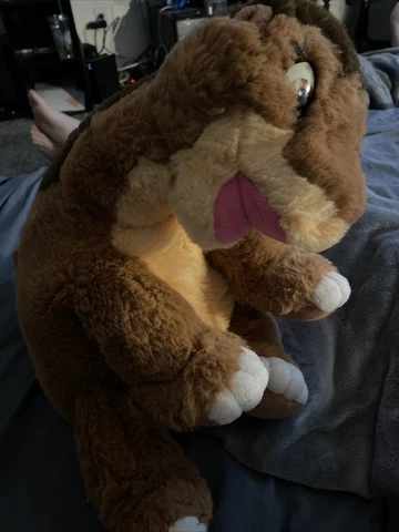 Vintage 1988 The Land Before Time Little Foot 17” Plush Dinosaur JC Penney Gund Cover