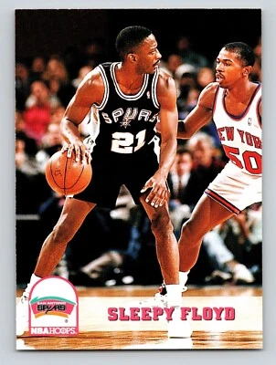 1993-94 NBA Hoops - #404 Sleepy Floyd - Image 1 of 2