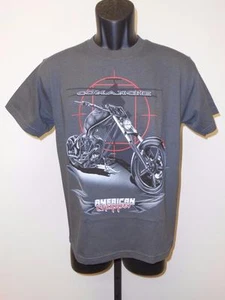 NEW AMERICAN CHOPPER COMANCHE BIKE graphic tee Youth M Medium size 10/12 Shirt - Picture 1 of 5