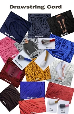 BIRDLOVERS QUALITY POLYESTER 5mm DRAWSTRING PANTS LACING PULL CORD HOODIES SHOES VARIOUS L