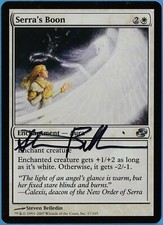 Serra's Boon Planar Chaos NM White Uncommon Artist Signed CARD (s1956) ABUGames