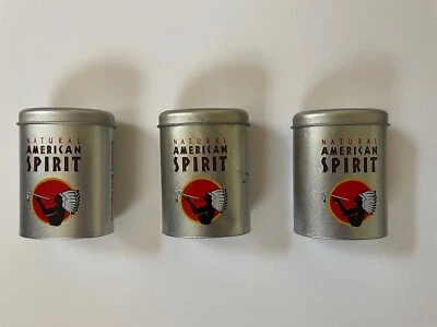 3 Natural American Spirit Cigarette Tins - Image 1 of 4