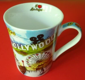 I Love Los Angeles Hollywood Coffee Mug Cup Postcard Factory Travel Memorabilia - Picture 1 of 8