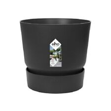 Elho Living Black 100% Recycled Plant Pot Choice Of Sizes 14/16/20/30cm
