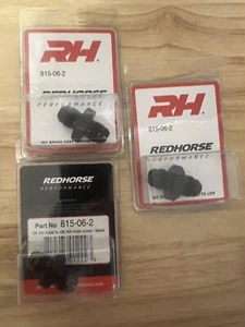 6 AN Straight Black Flare Union Set of 3 - Bild 1 von 1