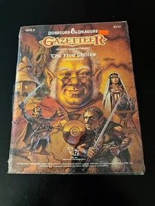 De colección 1988 AD&D GAZ8 The Five Shires TSR 9232 Gazetteer NIS SW B4 - Imagen 1 de 3