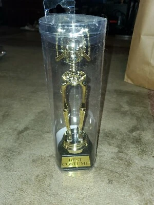 Trofeo Esqueleto Mejor Disfraz Amscan  Foto 1 de 4