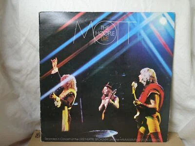Mott The Hoople: Live EX+ 1974 A1/B1 UK LP + foldout leaflet - Image 1 of 4