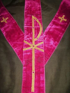 CHASUBLE GOTHIQUE/PRETRE/XXéme/no AUBE/CASULA//CASSEL /N°24 - Picture 1 of 1