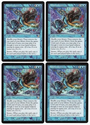 Mind's Desire x4 4x 2003 Scourge PLAYSET Blue Rare Sorcery MTG NM AZ1 - Image 1 of 2