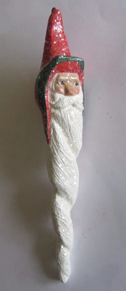 Casa de Hatten Denise Calla 1995 de colección cabeza de Santa hielo adorno colgante usado en excelente estado Foto 1 de 4