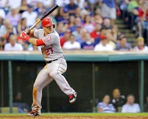 8x10 Photo MIKE TROUT Los Angeles Anaheim Angels MVP - Picture 1 of 1