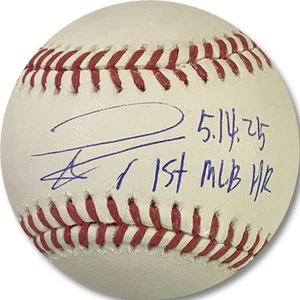 Hye Seong Kim Signed Autographed Baseball "1st MLB HR 5.14.25" Dodgers BAS - Picture 1 of 2