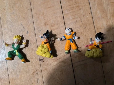(4) 龙珠 Z • 1989 迷你动作玩偶 • 磷虾 • Goku DBZ BS/STA  — 第 1/4 张图片