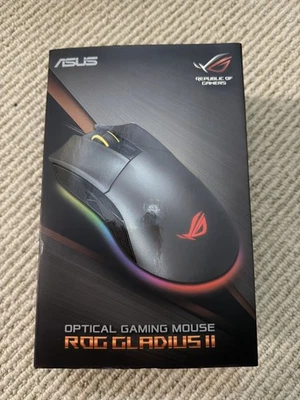ASUS ROG Gladius II Origin Wired USB Optical FPS Gaming Mouse - Image 1 of 4