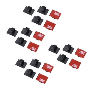 20 Pack Self-Adhesive 3M Wire Tie Cable Clamp Clip Holder For Car Dash Camera B - Afbeelding 1 van 15