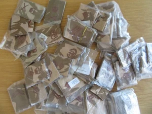 Mixed British Army Desert DPM Rank Epaulette Sliders. Job lot x 70+ pairs - Picture 1 of 8