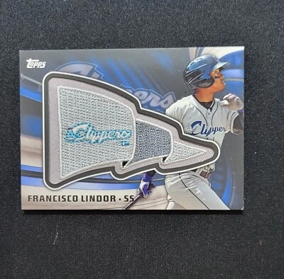 2015 Topps Pro Debut Commemorative Pennant Patch Francisco Lindor #PP-FL - Image 1 of 2