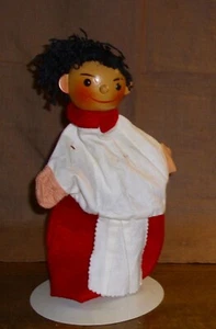 Muñeca de mano cabeza de madera, buen estado de uso, de liquidación de colección - Imagen 1 de 2