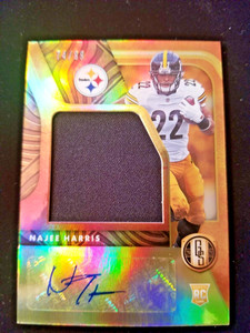 2021 NAJEE HARRIS GOLD STANDARD ROOKIE PATCH AUTOGRAPH #74 OF 99