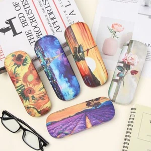 Hard Leather Eyeglasses Case Glasses Box Eyeglasses Accessories Glasses Holder - Picture 1 of 19