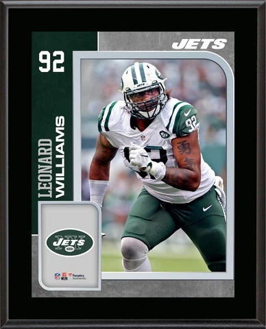 Leonard Williams New York Jets 10.5x13 Player Plaque - Fanatics Cover