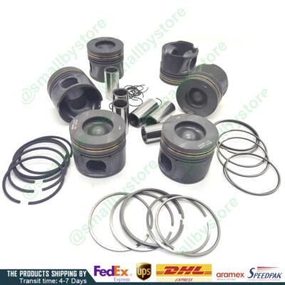 6 x Diesel Piston with ring Land Rover Range Rover sport TDV6 2.7T 276DT STD 0.5 - Image 1 of 4