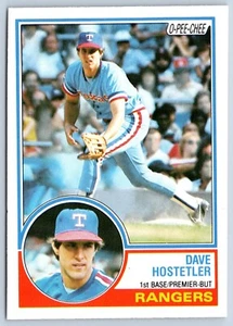DAVE HOSTETLER RC 1983 O-PEE-CHEE 83 NO 339 NRMINT+         57904 - Picture 1 of 2