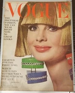 VOGUE magazine June 1966, Irving Penn JEAN SHRIMPTON Horst Susan Sontag  Ceylon - Picture 1 of 2