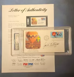 Colonel Joe Kittinger NASA AIR FORCE Signed FDC Envelope PSA AUTHENTIC LOA - Picture 1 of 10