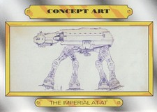 2015 Star Wars Journey to The Force Awakens Concept Art #CA-3 The Imperial AT-AT