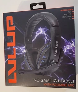 LVLup Vivatar LU731-Blu Pro Gaming Headset w/Foldable Mic  - Picture 1 of 5