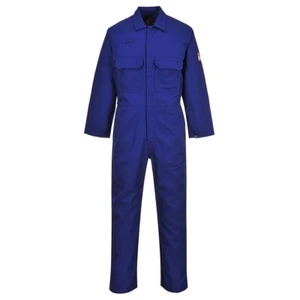 Portwest BIZ1 Herren Schutz Arbeitskleidung Latzhose Bizweld FR Overall royalblau - Bild 1 von 1