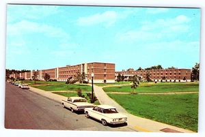 Men's Residence Halls Purdue University Lafayette Indiana Chrome Postcard D304 - Picture 1 of 2