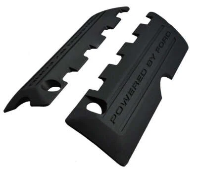 Par de cubiertas de bobina de motor gris oscuro Ford Mustang GT 5.0 2011-2017 impulsado por Ford Foto 1 de 4