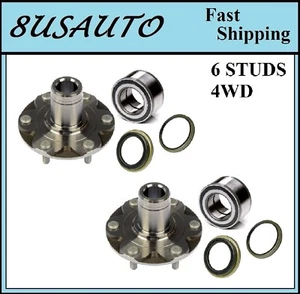 Front Wheel Hub & Bearing & Seal Fit TOYOTA 4Runner 1996-2002 (4WD only) PAIR - Foto 1 di 4