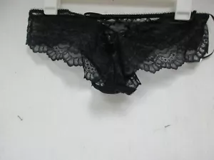 Adore Me Women's Style# 07762 Bikini Panty's Black Size Medium New!!! - Picture 1 of 2