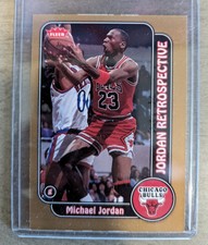 Michael Jordan 2008-09 Fleer Jordan Retrospective #MJ-4 Glossy Chicago Bulls