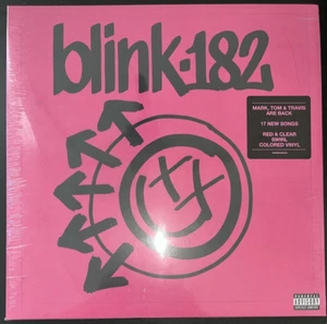 Blink 182 ONE MORE TIME RED & CLEAR SWIRL VINYL LP LIMITED NEW SEALED MINT - Picture 1 of 2