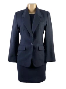 Amanda Smith Petite Black Wool Blazer W/ Dress Both Sz 2P RW11 - Picture 1 of 8