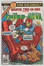 MARVEL TWO IN ONE ANNUAL  #3b (  FN  6.0  ) 3RD ISSUE THE THING & NOVA THE HUMAN