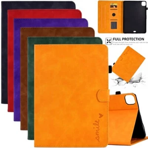 Schutz Hülle für iPad 11/10/9/8/7/6/5th Gen Air 5/4 Pro Leder Etui Tasche Cover - Bild 1 von 72