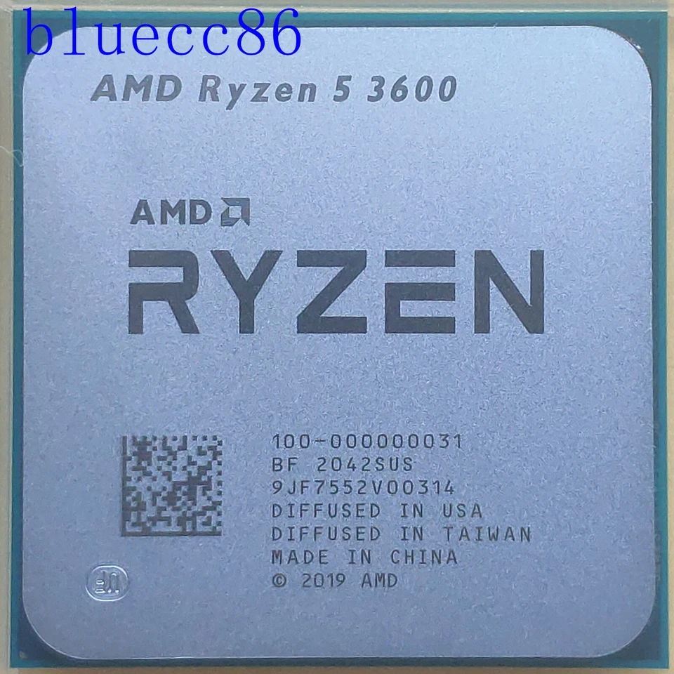 AMD Ryzen 5 3600 Six-Core Twelve-Thread 3.6GHz/32M AM4 CPU Processor - Image 1 of 1
