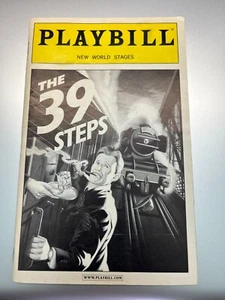 Hitchcock The 39 Steps September 2010 Playbill New World Stages - Picture 1 of 2