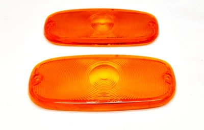 Пара желтых линз парковочных фонарей 1958 1959 для пикапа Chevrolet - Изображение 1 из 4