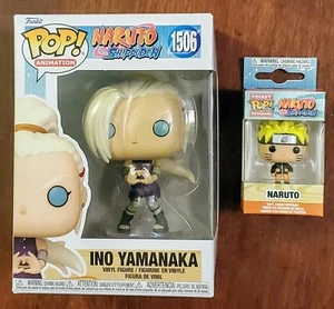 FUNKO POP! ANIMATION NARUTO SHIPPUDEN: INO YAMANAKA #1506 + PROTECTOR + KEYCHAIN - Picture 1 of 16