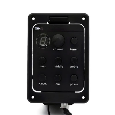 Acoustic Guitar Pickups Presys Blend 301 4-Bands Tuner Mic Onboard Preamp Pickup - Image 1 of 4